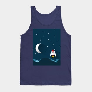 The Moon, Rocket and the Stars - Beyond the Clouds Tank Top